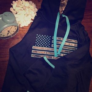 Camo American flag Sweatshirt